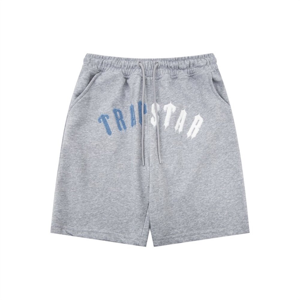 Trapstar Grey Lettering Shorts - Picture 4 of 8